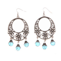 CHRISSY L - Bella Mia Earrings (BEL902 - Antique Silver/Turquoise)