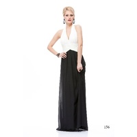 ROSE NOIR #156 - Two Tone Evening Gown (Black/White size 12)