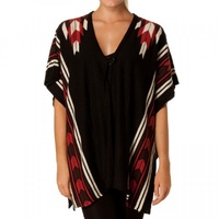 FATE - Red Sea Poncho (3303KNFA - Dances With Wolves Print)