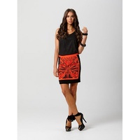 FATE - Rio Mini Skirt (4364SKFA -Black/Orange)