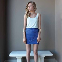 PIPER LANE - Loverays Mini Skirt (89506 - Royal Blue size 8)