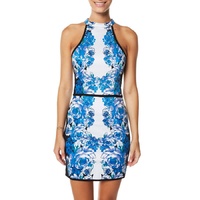 PIPER LANE - Mirrored Sports Luxe Dress (89631 - Mirrored Floral)