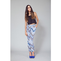 FINDERS KEEPERS - When You Dream Pant (FX120509P - Chevron Print size XL)