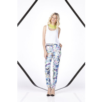 FINDERS KEEPERS - Instinct Blues Pant (FX130516P - Flower Bomb Navy size L)