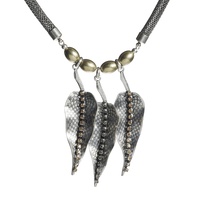 STELLA NEMIRO - Beeleaf Necklace (GN00127S - Silver)