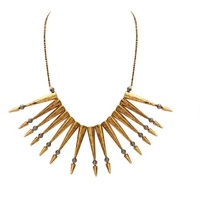 HOUSE OF HARLOW - Nomadic Warrior Arrow Necklace (N002071W - Gold)