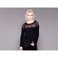 BLESSED ARE THE MEEK - Linked Up Knit (PB50781 - Black)