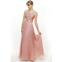JADORE - SD023 Princess Evening Gown (Dusty Pink size 12)