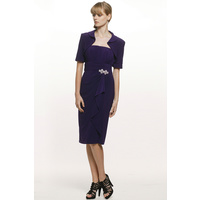 JADORE - SD079 Strapless Dress (Dark Purple size 12)
