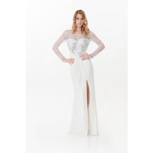 ROSE NOIR #527 - Sequins Lace Top Gown (Ivory)