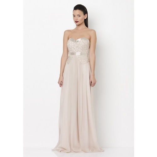 GEORGE - Cleo Gown (713303 - Beige size 6)