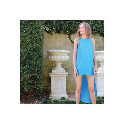 PIPER LANE - Ocean Dropback Dress (89445 - Aqua Blue)