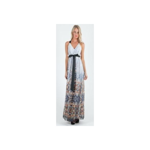 BARIANO - Gross Grain Detail Maxi (BWD25 - Ombre Print)