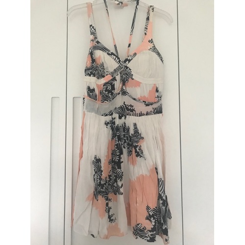 MISS MILNE - Plexaure Dress (MMSS2012.045.900 - Pink Wave Print)
